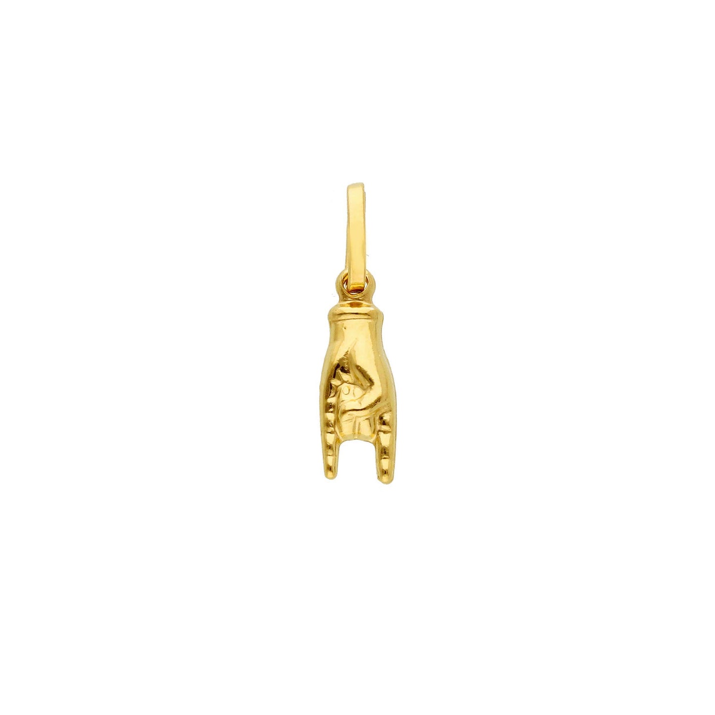 Gold Hand Fancy Pendant