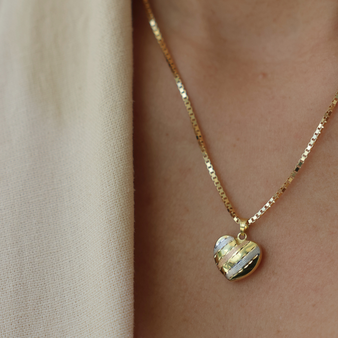 Diamante talla soplo corazón