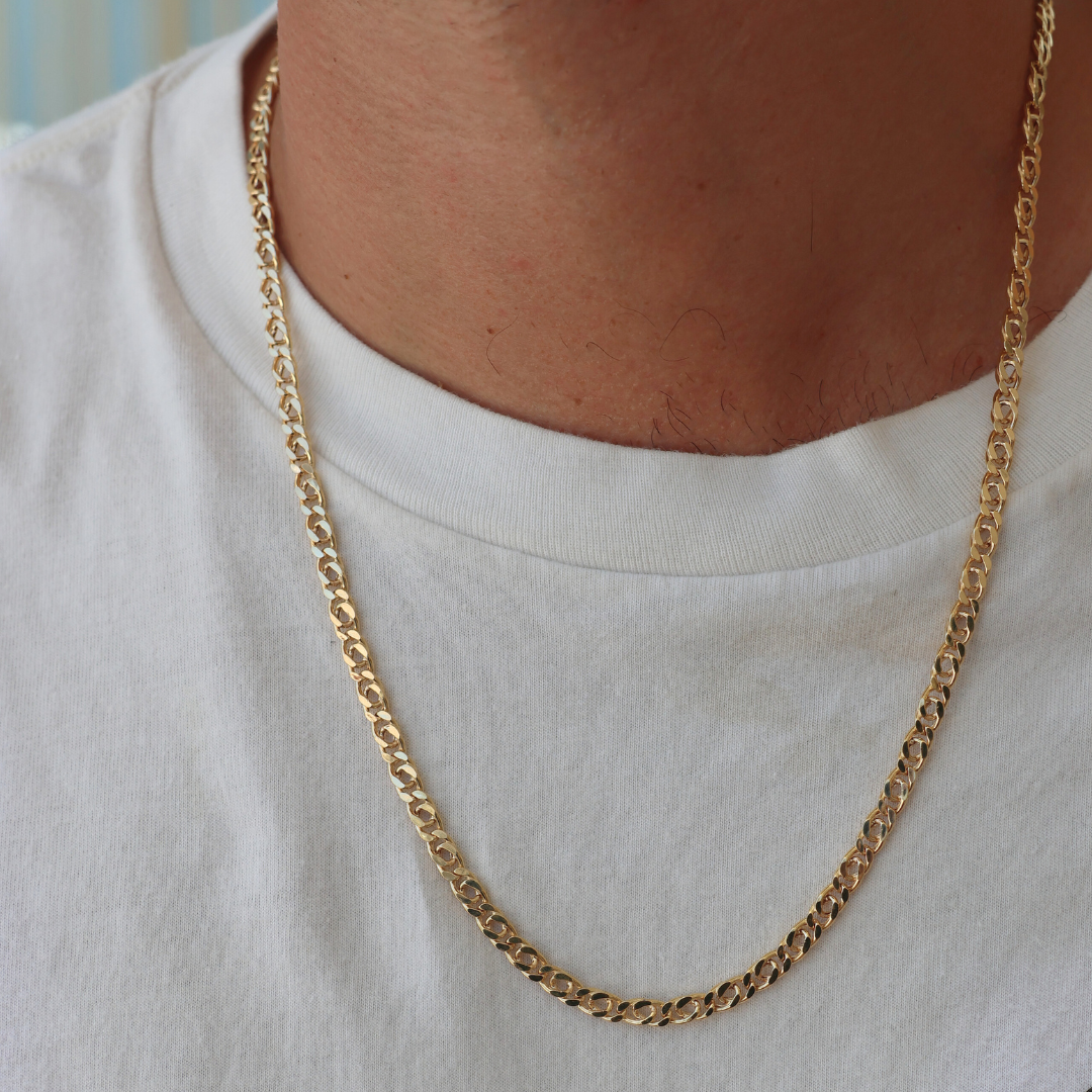 Tiger Eye Link Chain