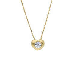 Heart Zirconia Necklace