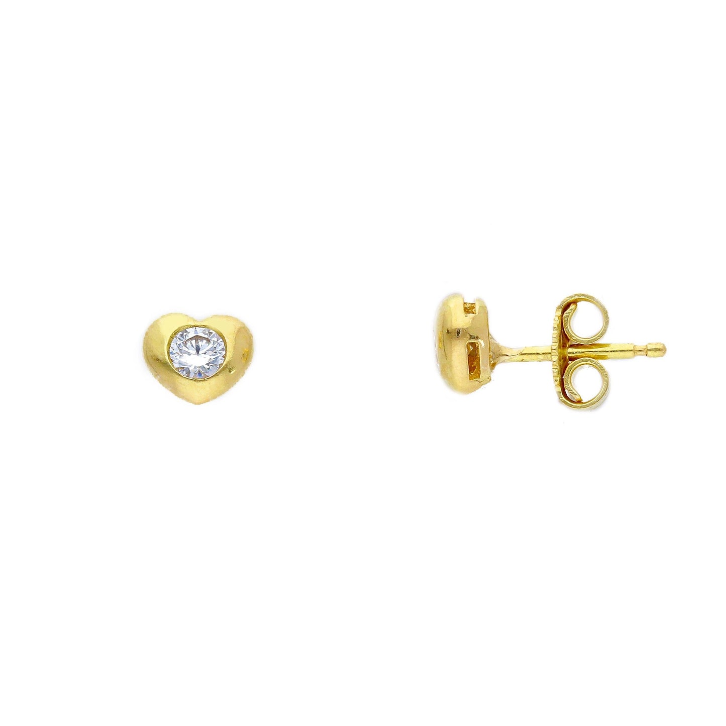 Heart Cz Stud