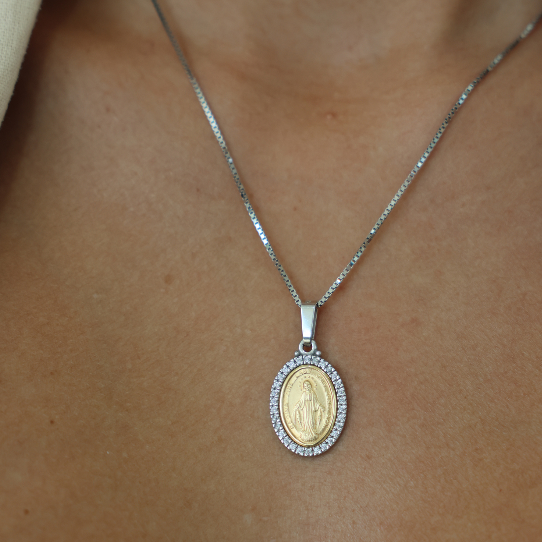 Virgen Milagrosa Two Tone
