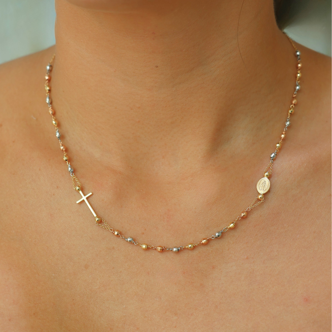 Diamond Cut Style Rosary