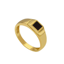 Square Stone Onix Ring