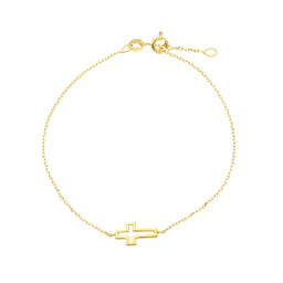 Open Cross Bracelet