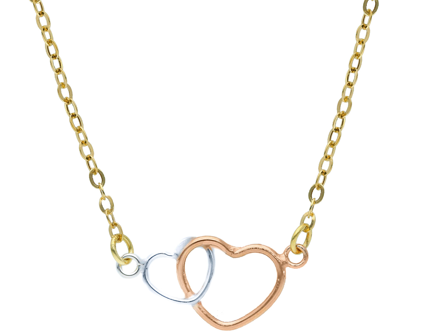 Necklace Two Heart