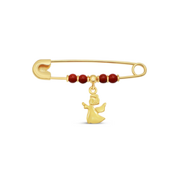 Angel Pin with Coral