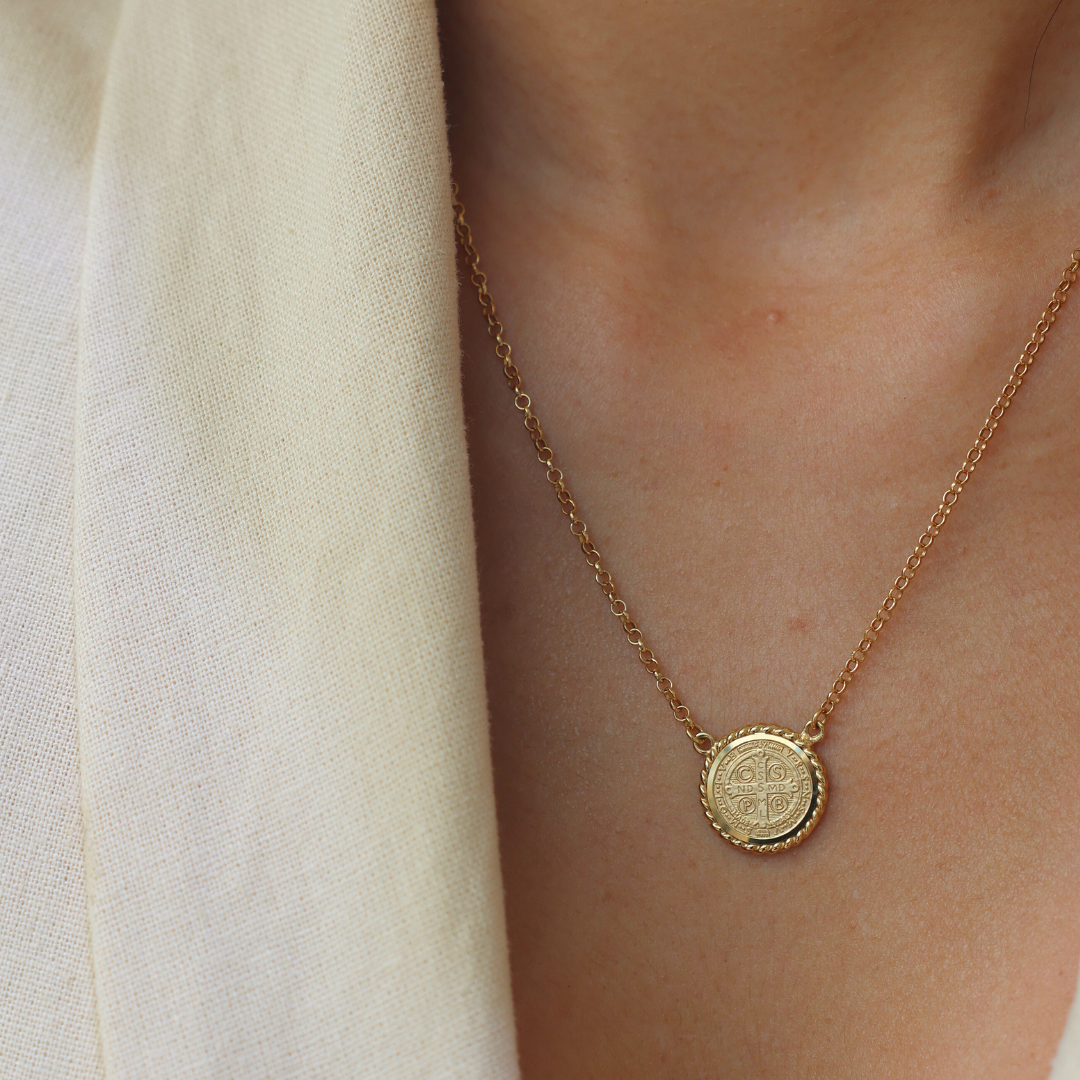 Round San Benito Necklace Solid