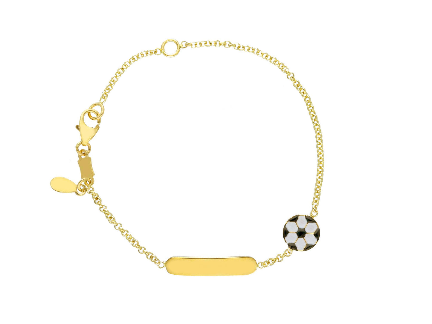 Soccer ID Baby Bracelet