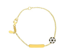 Soccer ID Baby Bracelet