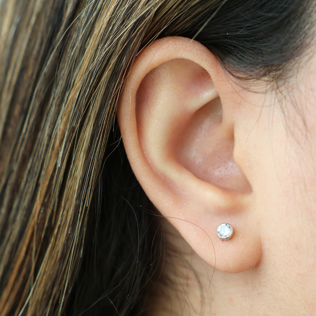 Small CZ Stud