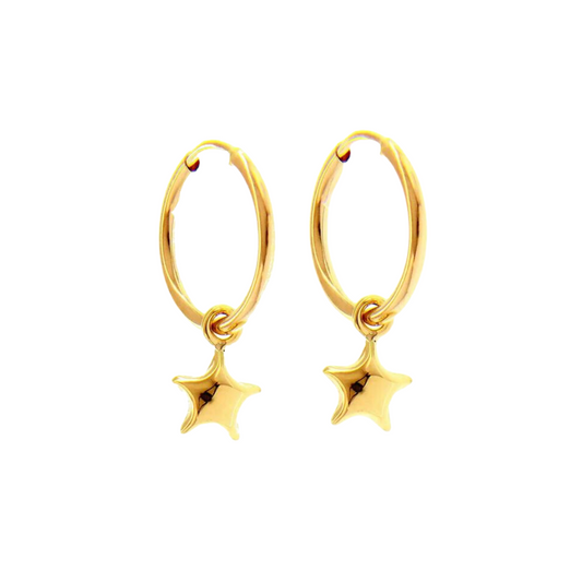 Star Puff Hoops