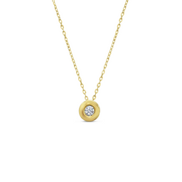 Circle Cz Necklace