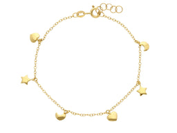 Star and Moon Bracelet