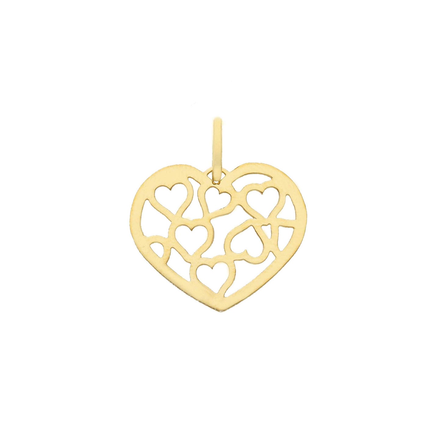 Open Heart plain pendant