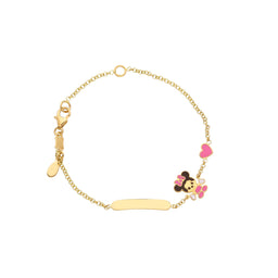 Pink Minnie Baby Bracelet ID