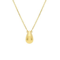 Small Drop Puff Necklace