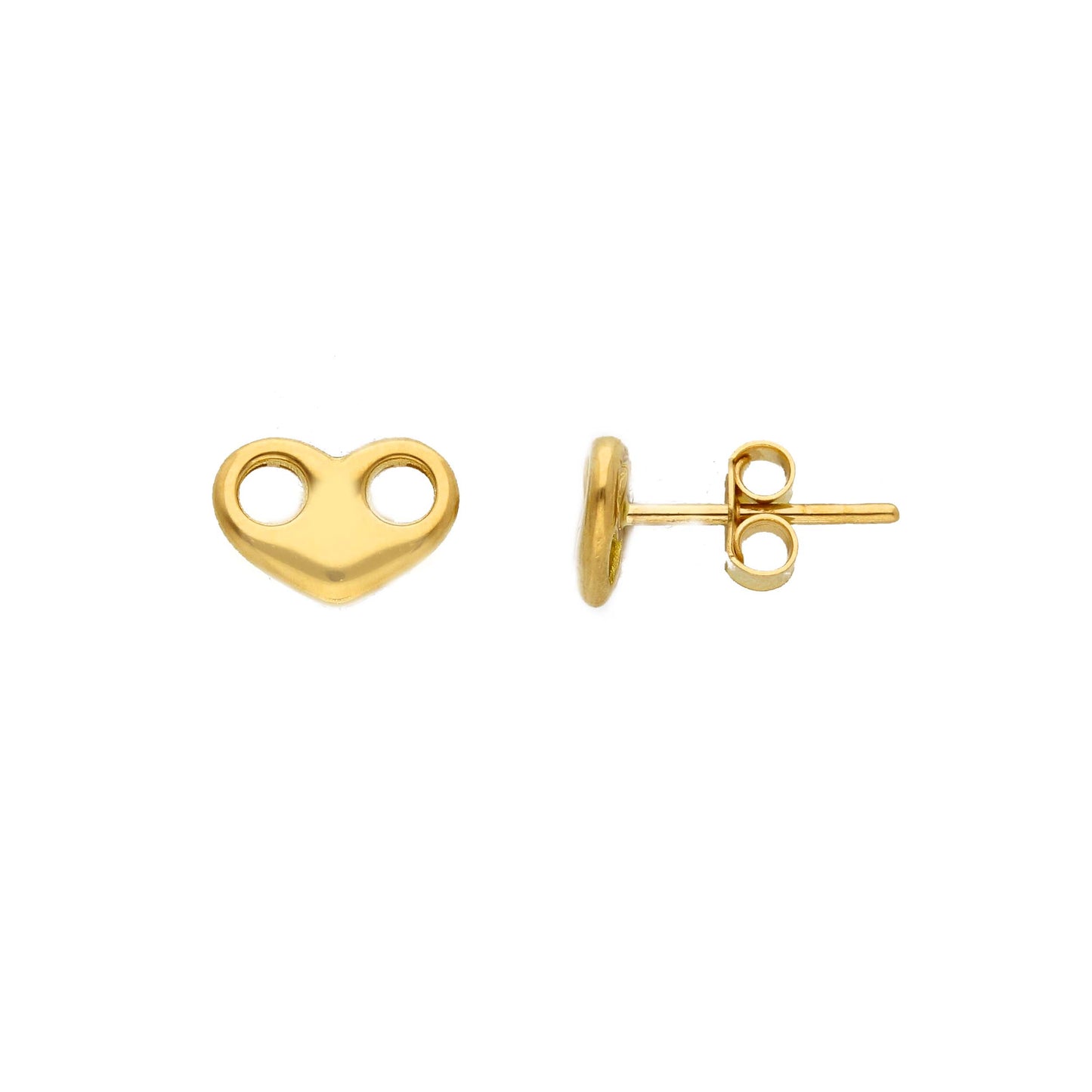 Mariner Style Heart Small Earring