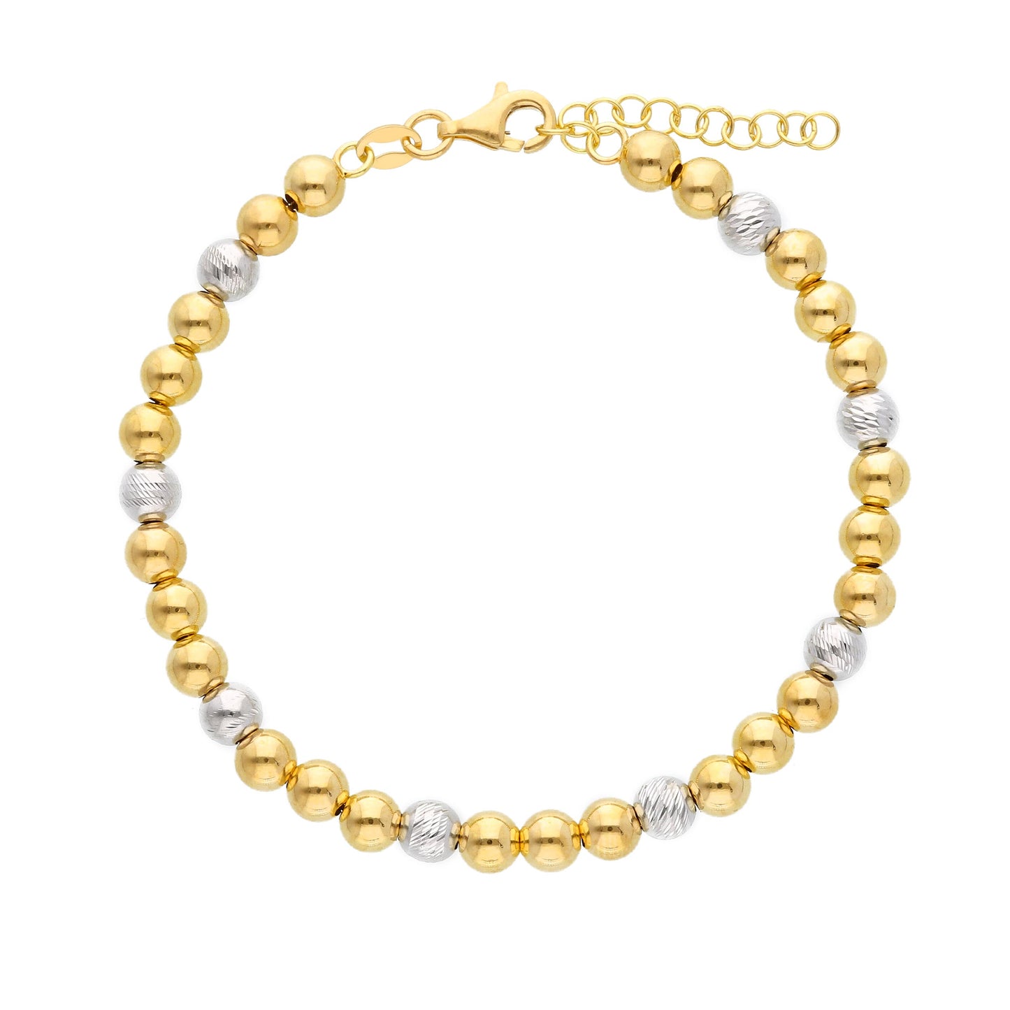 Diamond cut Balls Bracelet