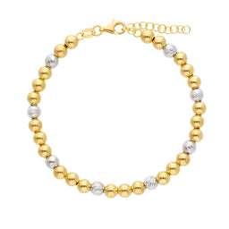 Diamond cut Balls Bracelet