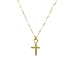Mini Cross Rolo Neckla
