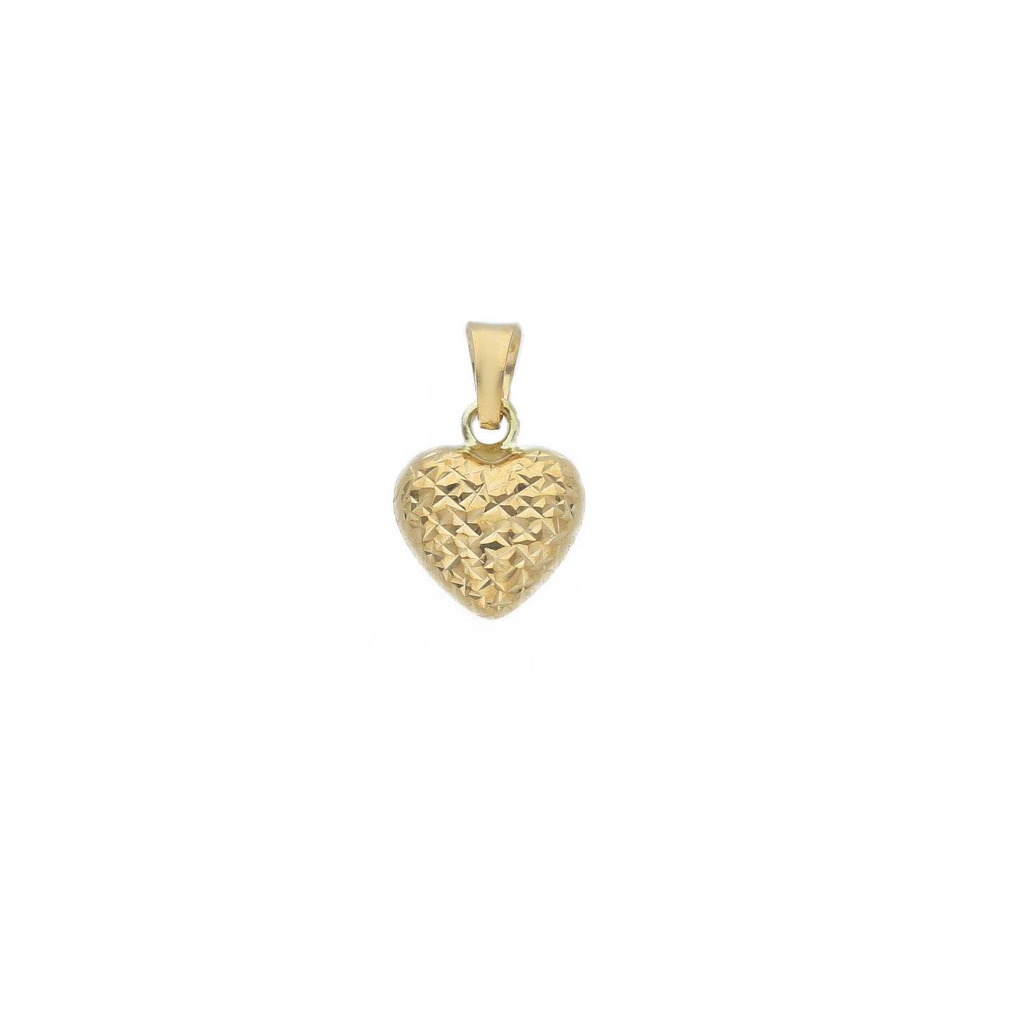 Diamond Cut Heart Puff Mini