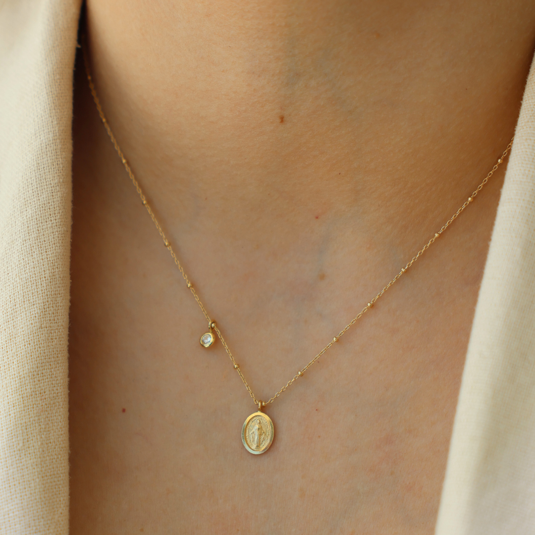 Collar Milagrosa bolitas