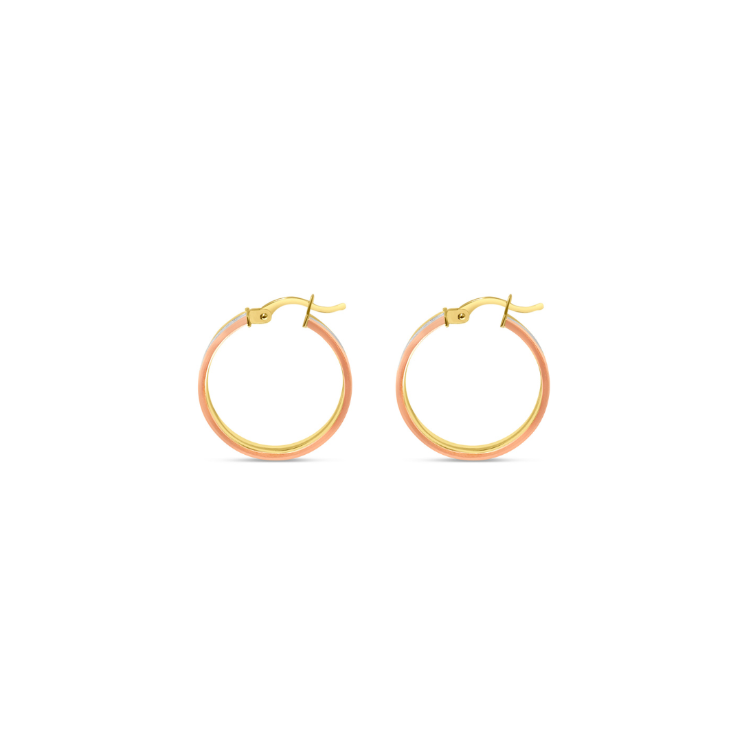 TRI RING MEDIUM HOOPS