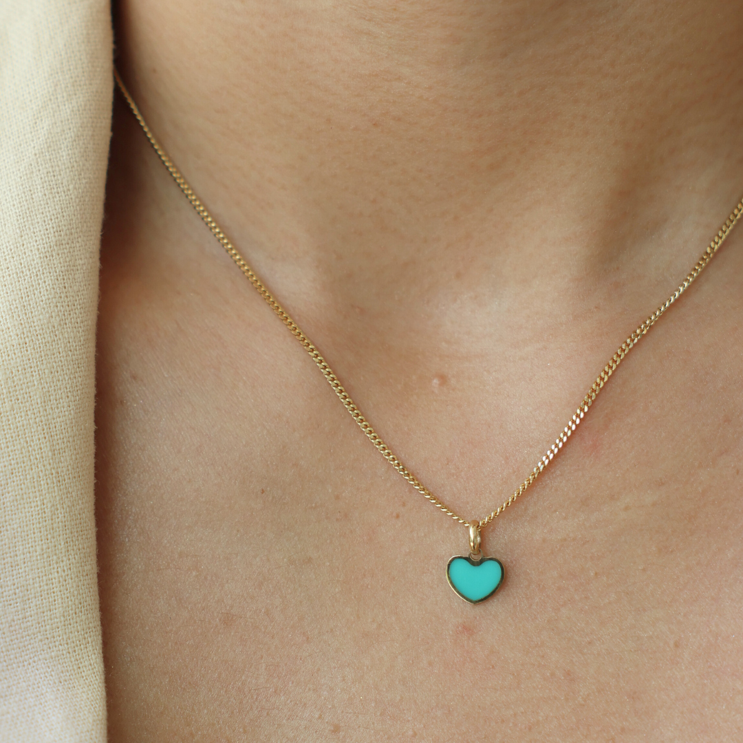 Heart Turquoise Pendant