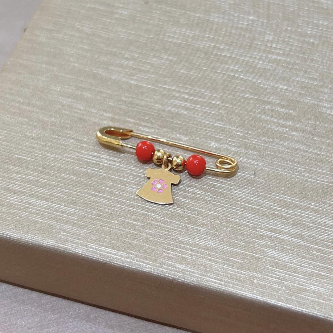 Coral Baby Girl Clip