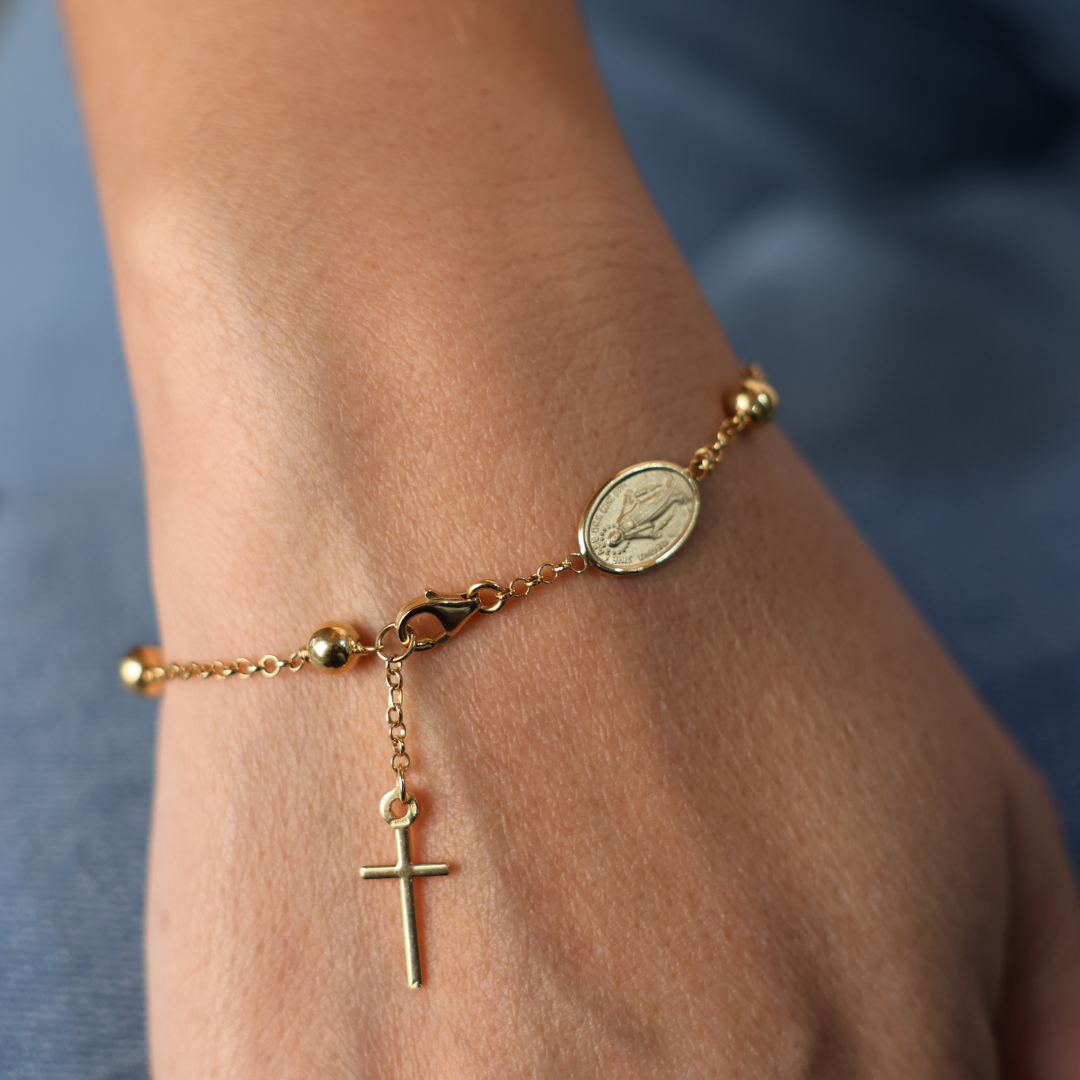 Rosary Style Bracelet