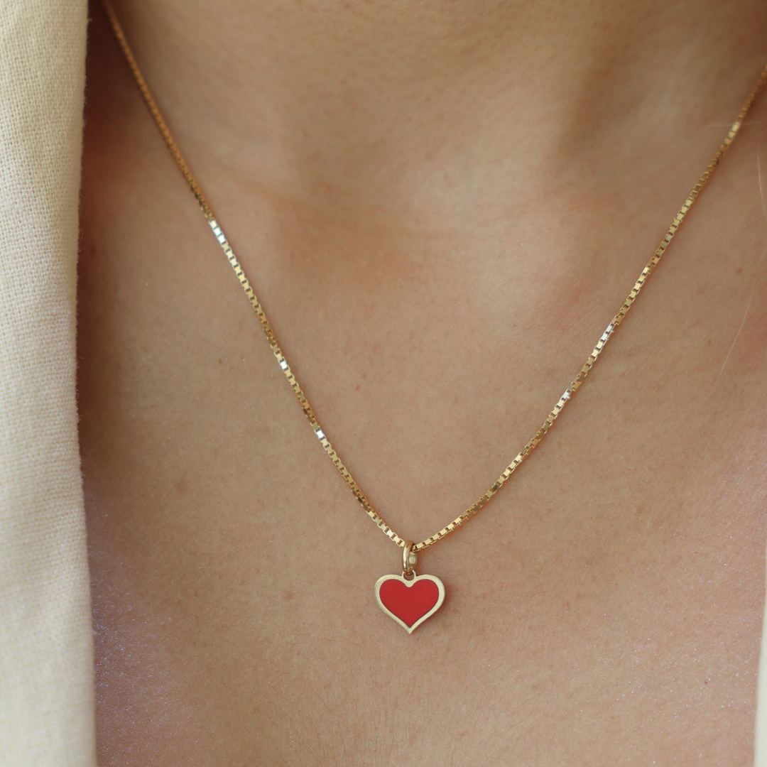 Colgante Corazón Rojo