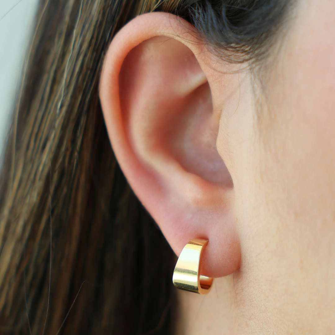 Halo Square Half Hoops