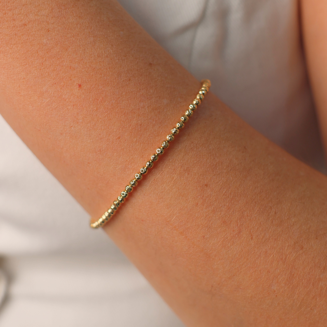 Diamond Cut Balls Bracelet