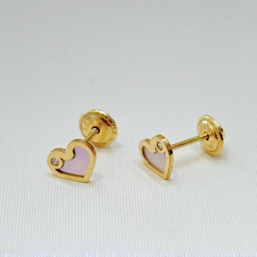 Heart with mother pearl