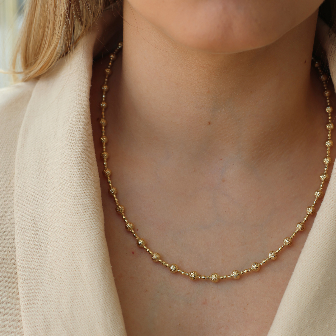 Diamond Cut Balls Chain