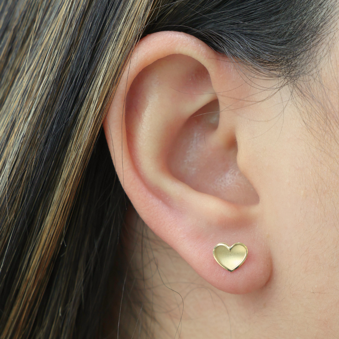 Halo Heart Stud