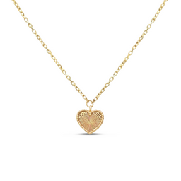 Diamond Cut Solid Heart