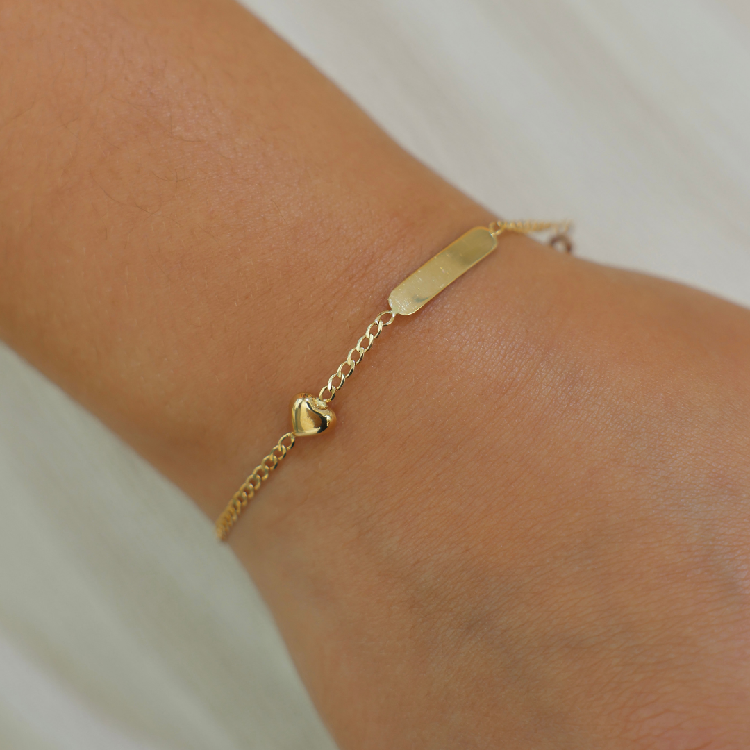 Heart Baby ID Bracelet