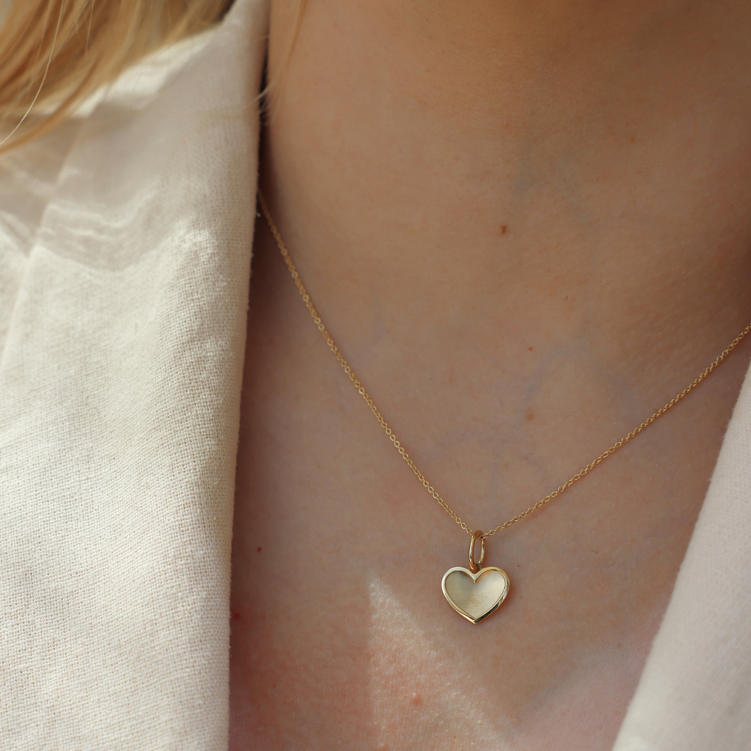 Halo Heart Necklace