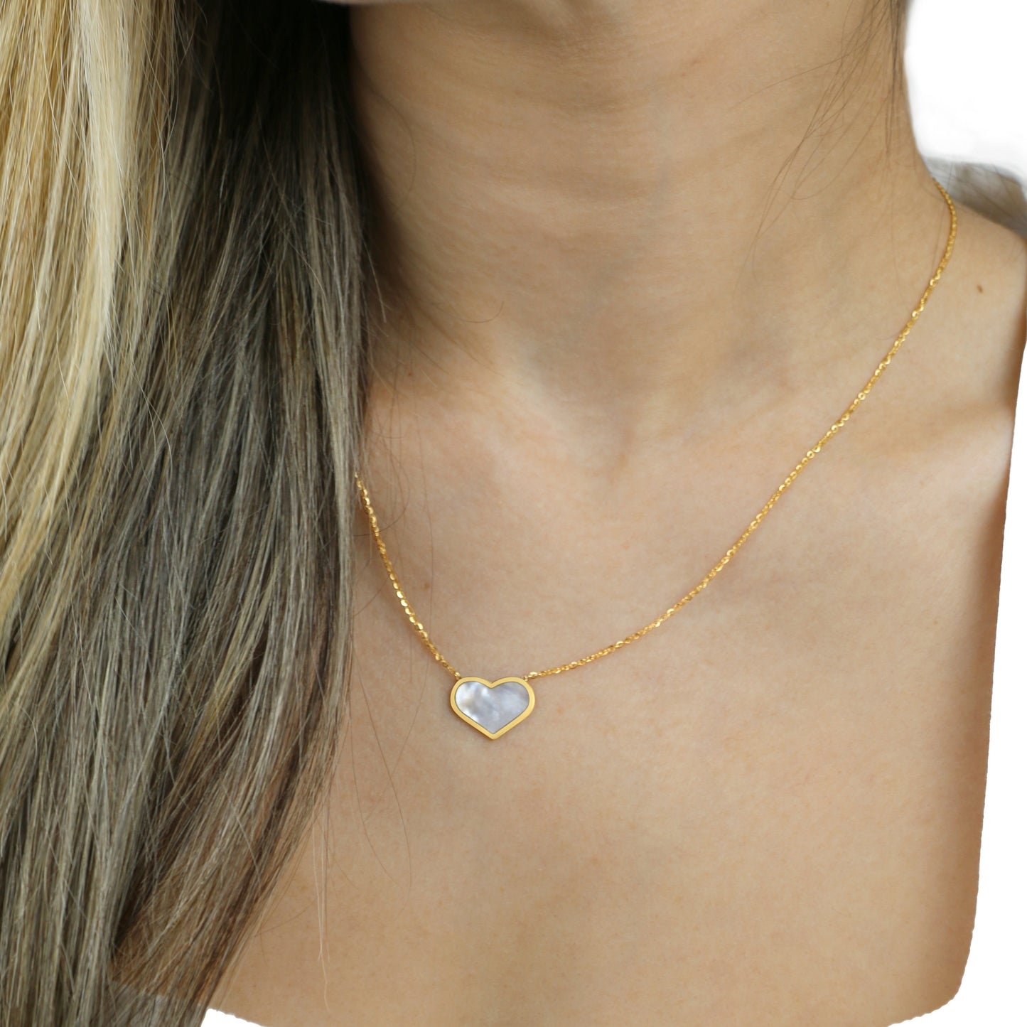Pearl Heart Necklace