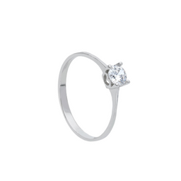 Zirconia Engagement Ring