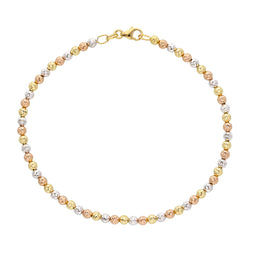 Diamond Cut Balls Bracelet