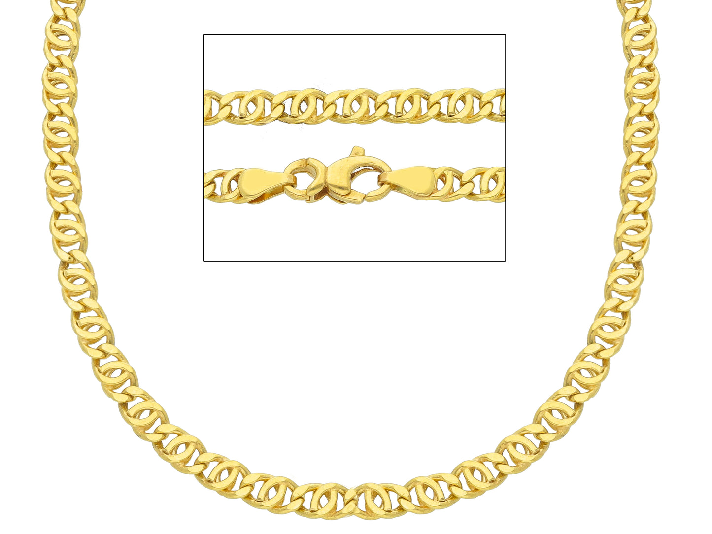 Tiger Eye Link Chain
