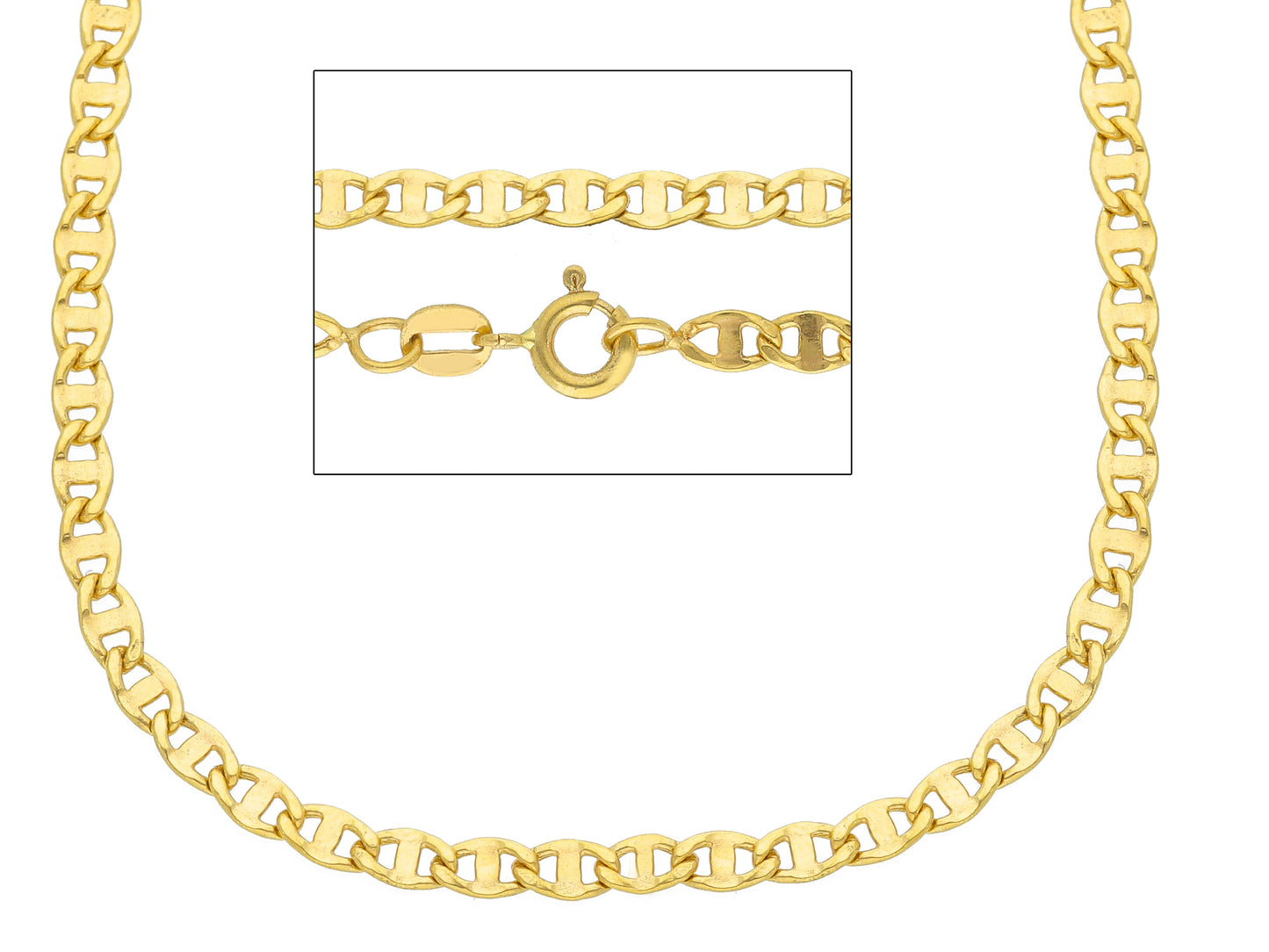 Flat gucci link