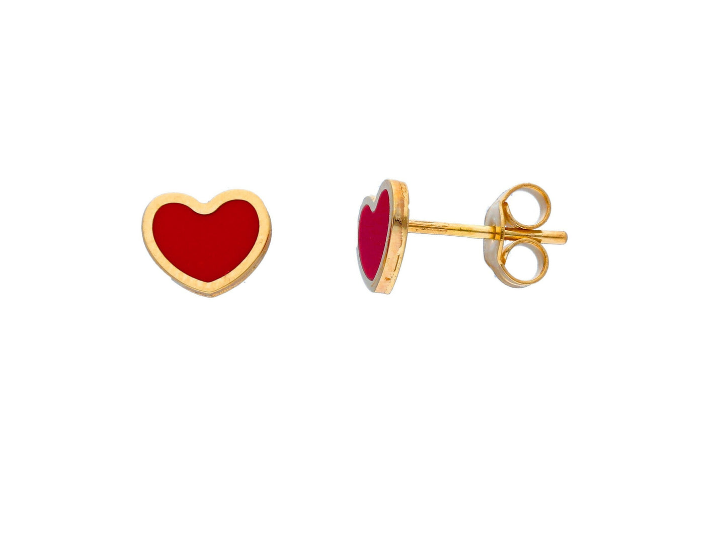 Red Heart Stud - La Francia Joyería