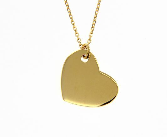 Necklace Heart Solid - La Francia Joyería