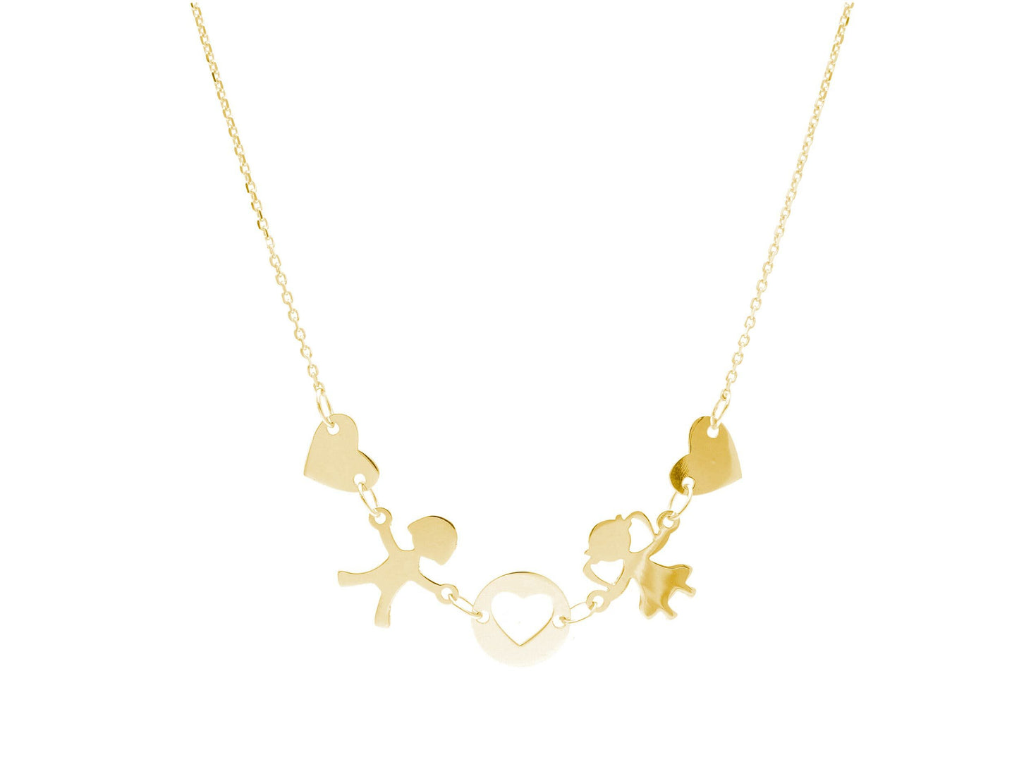 Necklace Boy And Girl - La Francia Joyería