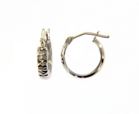 Small Hoops Diamond - La Francia Joyería