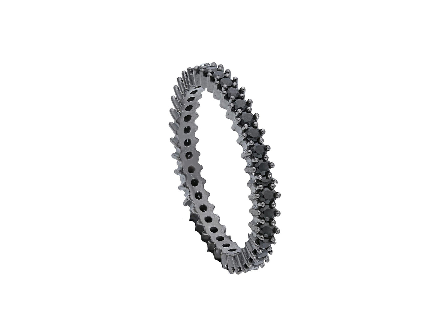 Black Cz Eternity - La Francia Joyería